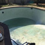 Pool Butlers Acid Wash with New Fiberglass Mosaic Sheets