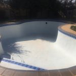 Pool Butlers Acid Wash with New Fiberglass Mosaic Sheets